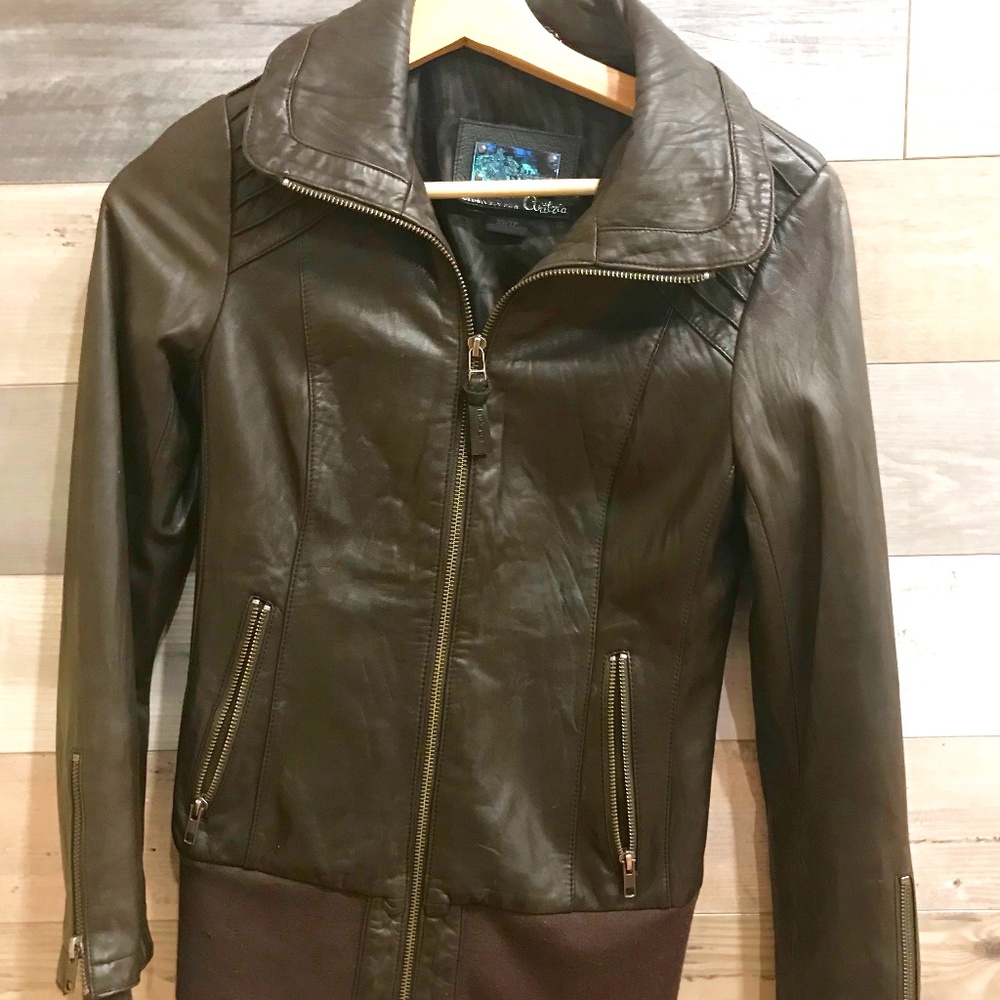 Mackage leather jacket in perfect condition